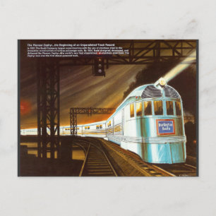 The Pioneer Zephyr 1934 Postcard