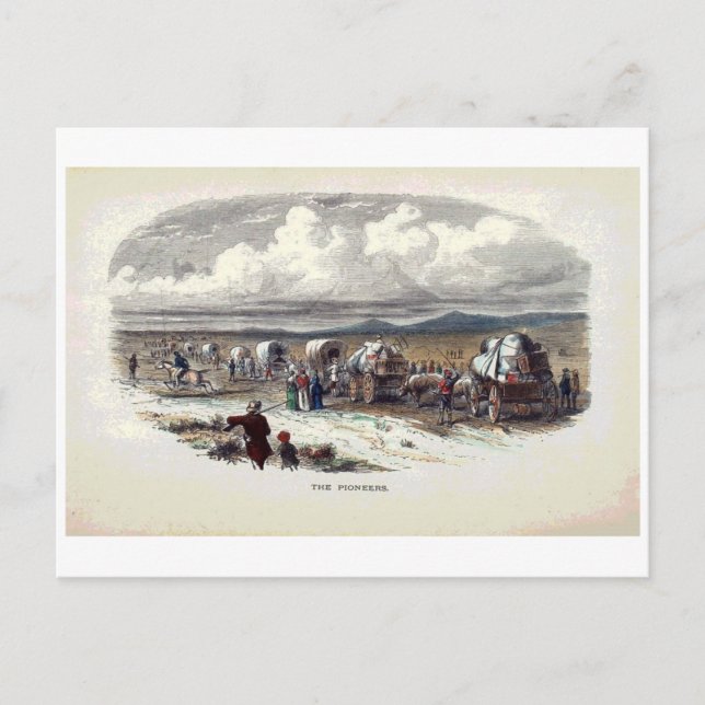 The Pioneers Vintage Print Postcard (Front)