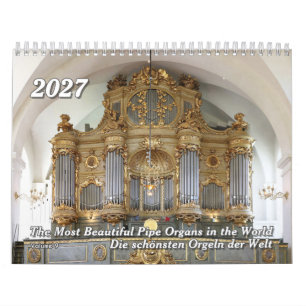 The Pipe Organ 2027 Calendar