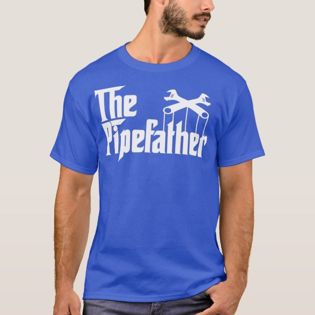 The Pipefather T  Funny Plumber Profession Mens T-Shirt (Front)