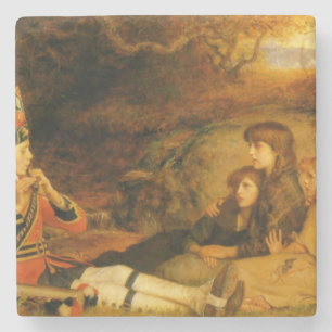 The Piper (by John Everett Millais) Stone Coaster