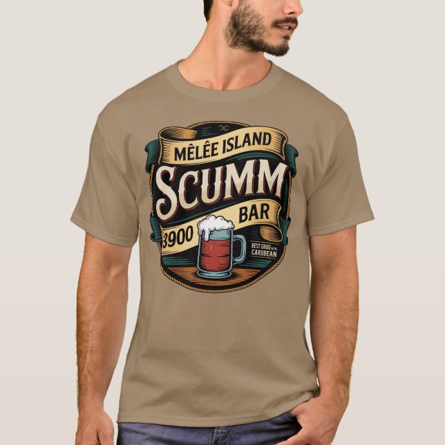 The Pirate Bar blue T-Shirt (Front)