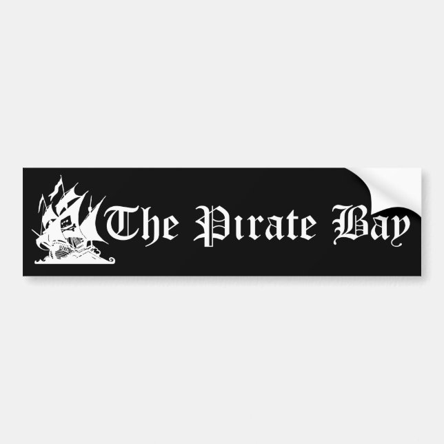 The Pirate Bay Bumper Sticker (Front)