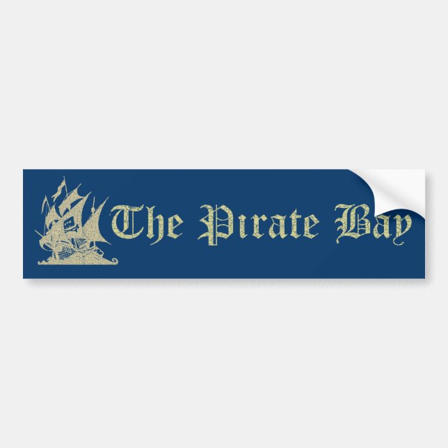 The Pirate Bay Bumper Sticker (Front)