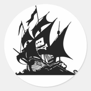 The Pirate Bay Classic Round Sticker