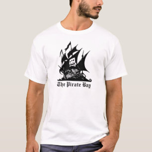 the pirate bay pirate ship logo T-Shirt