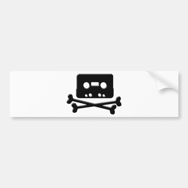 The Pirate Bay Tape Bumper Sticker (Front)