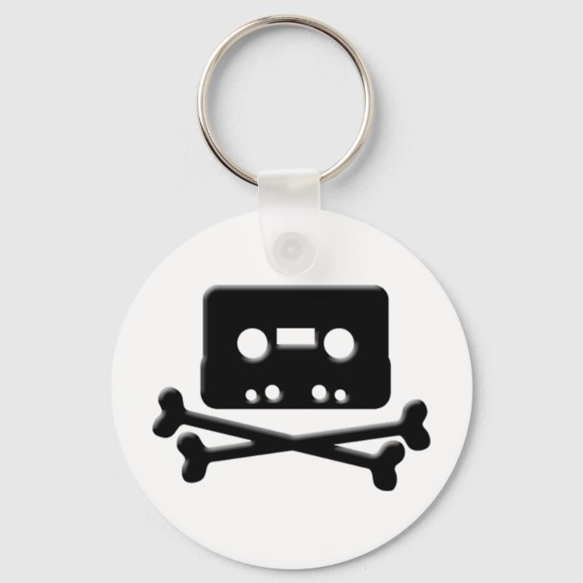 The Pirate Bay Tape Key Ring (Front)
