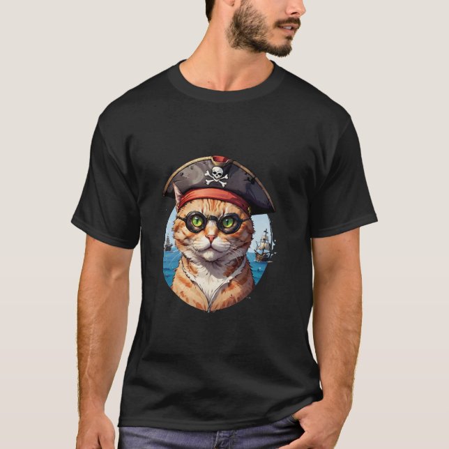 The Pirate Cat T-Shirt (Front)