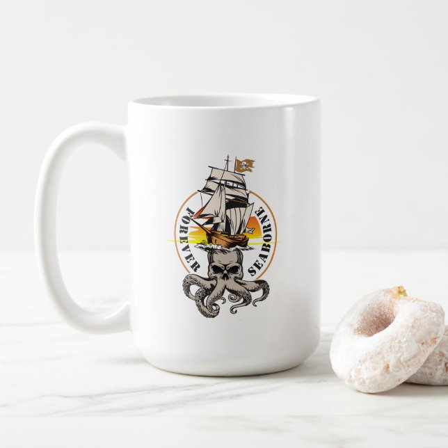 The Pirate of Seaborne | 15# Classic Mug (With Donut)