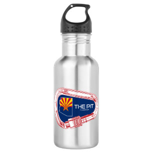 The Pit Flagstaff Arizona Climbing Carabiner 532 Ml Water Bottle