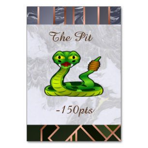 The Pit Snake Table Number