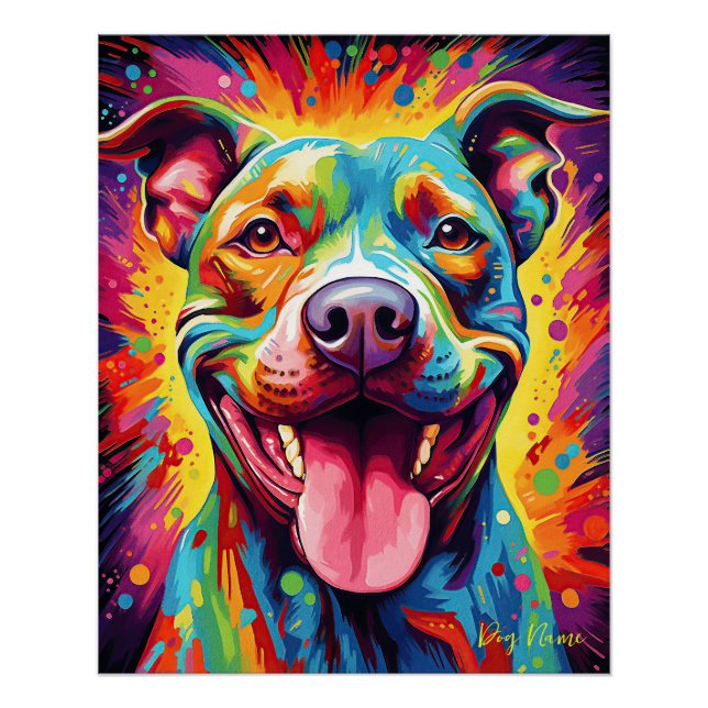 The Pitbull Dog 003 - Zetton Ziana Poster (Front)