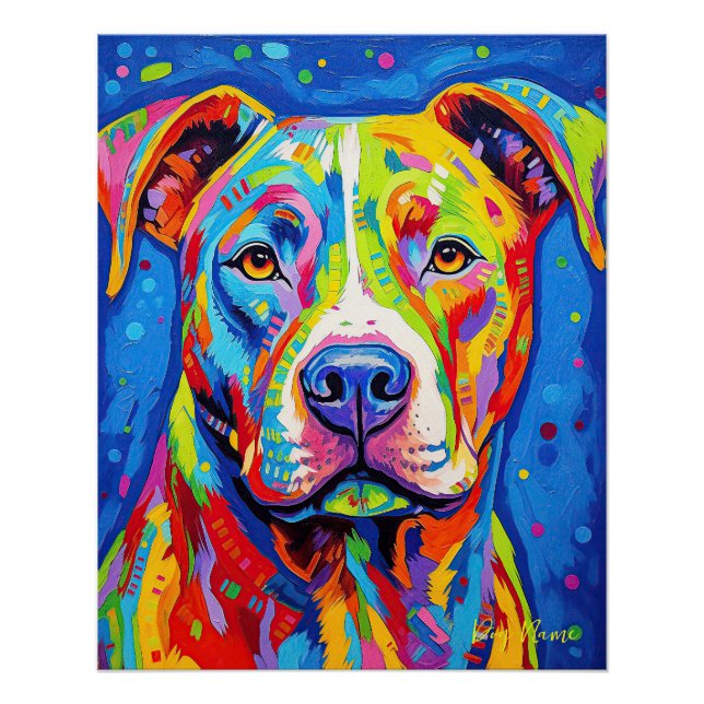 The Pitbull Dog 004 - Zetton Ziana Poster (Front)