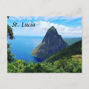 The Pitons Postcard