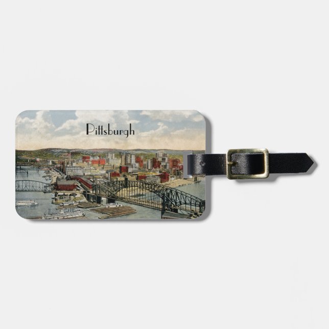The Pittsburgh Point 1931 Luggage Tag (Front Horizontal)
