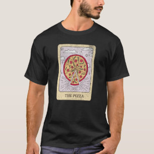The Pizza Food Tarot Card Retro Vintage Cool T-Shirt
