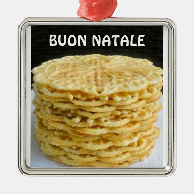 "THE PIZZELLE" ITALIAN CHRISTMAS ORNAMENT (Front)