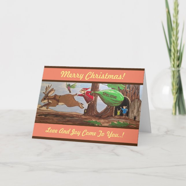 The PJ McMouse Christmas Card! Holiday Card (Front)