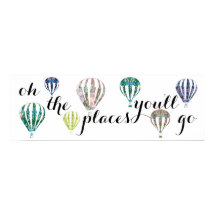 The Places You'll Go | Hot Air Balloon Inspiration