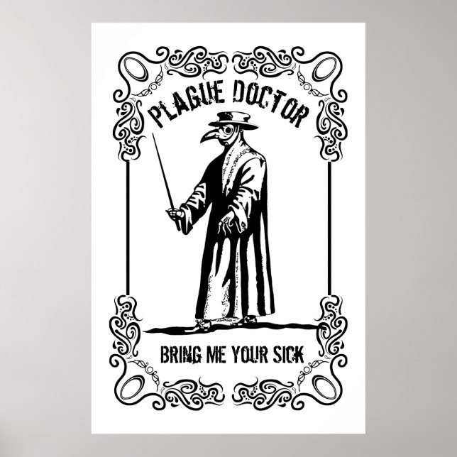 The Plague Doctor Halloween Props Poster (Front)