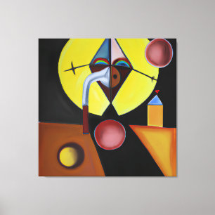 The Plague Doctor - Oil Painting Canvas Print