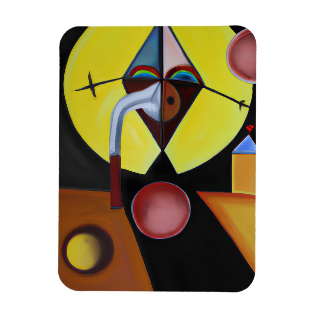 The Plague Doctor - Oil Painting Magnet (Vertical)