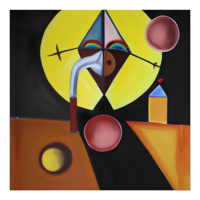 The Plague Doctor - Oil Painting Photo Print (Front)