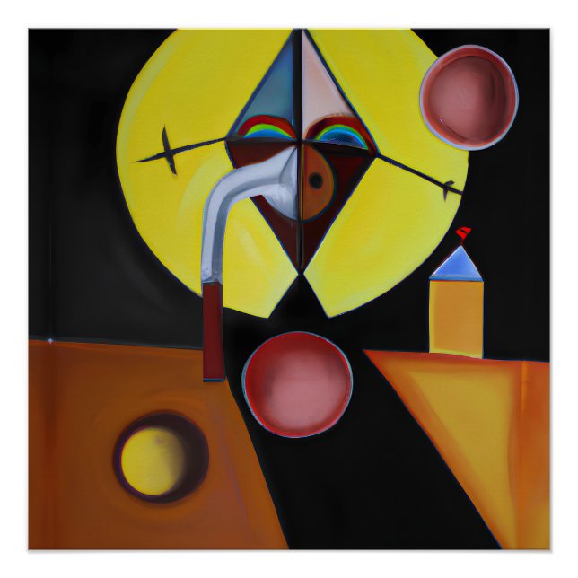 The Plague Doctor - Oil Painting Poster (Front)