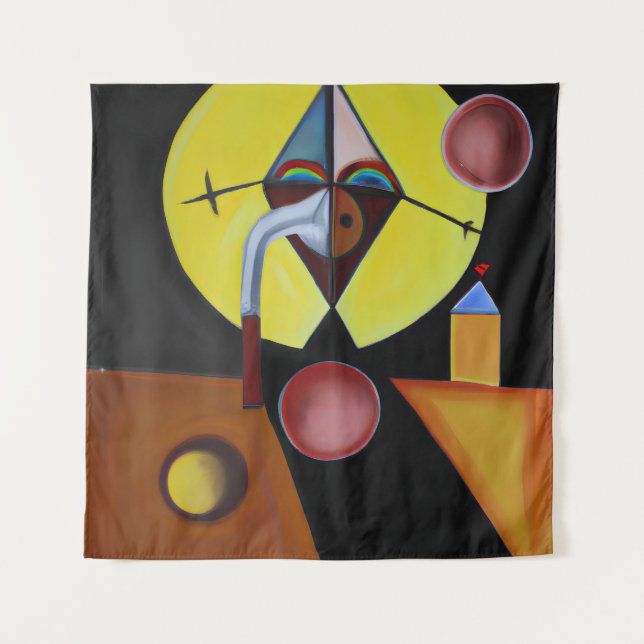 The Plague Doctor - Oil Painting Tapestry (Front)