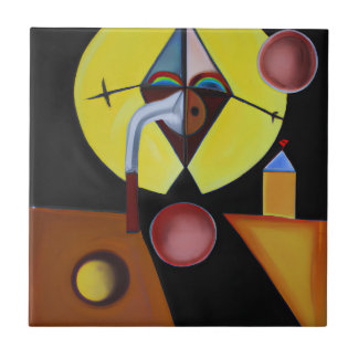 The Plague Doctor - Oil Painting Tile