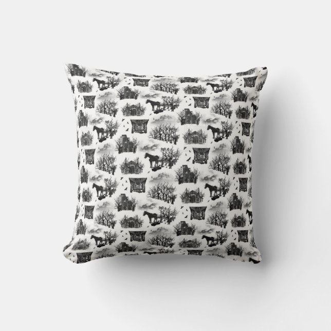 The Plague Print Cushion (Front)