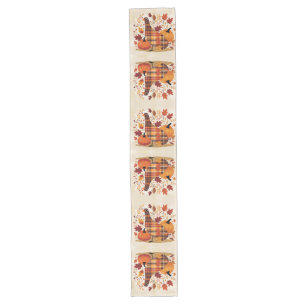 The Plaid Turkey Waltz Long Table Runner