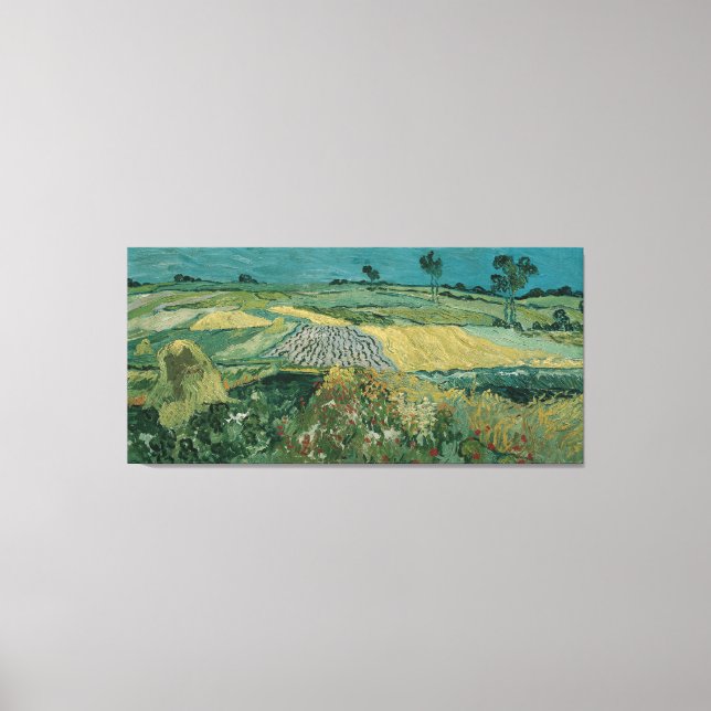 The Plain of Auvers - Vincent van Gogh Canvas Print (Front)