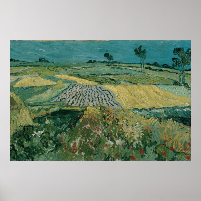 The Plain of Auvers - Vincent van Gogh Poster (Front)