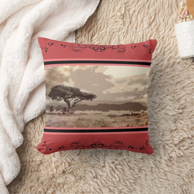 The Plains of Africa Cushion (Blanket)