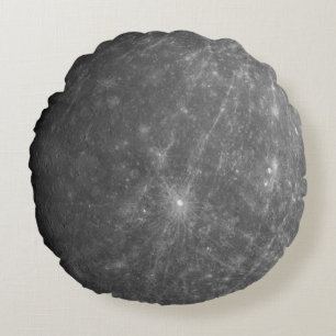 The Planet Mercury Round Cushion