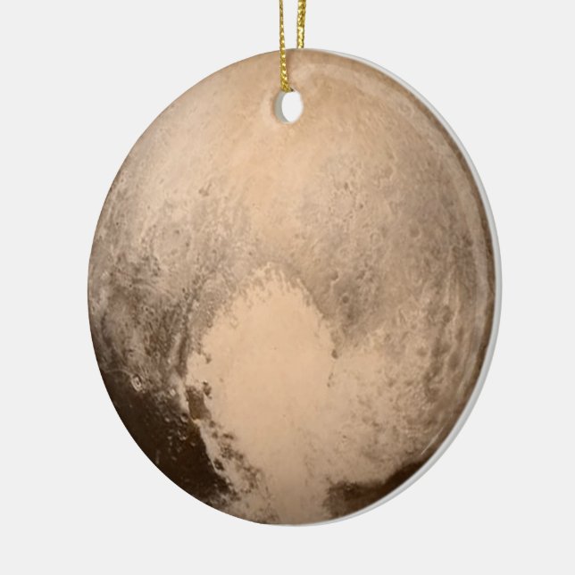 The Planet Pluto Ceramic Tree Decoration (Left)