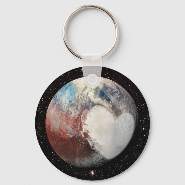 The Planet Pluto Key Ring (Front)