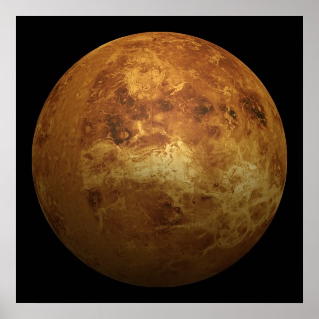 The Planet Venus - 3D Effect Poster (Front)