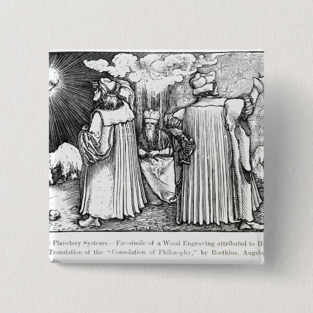 The Planetary Systems 15 Cm Square Badge (Front)