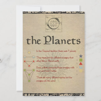 The Planets "LUNA" Book of Shadows Page