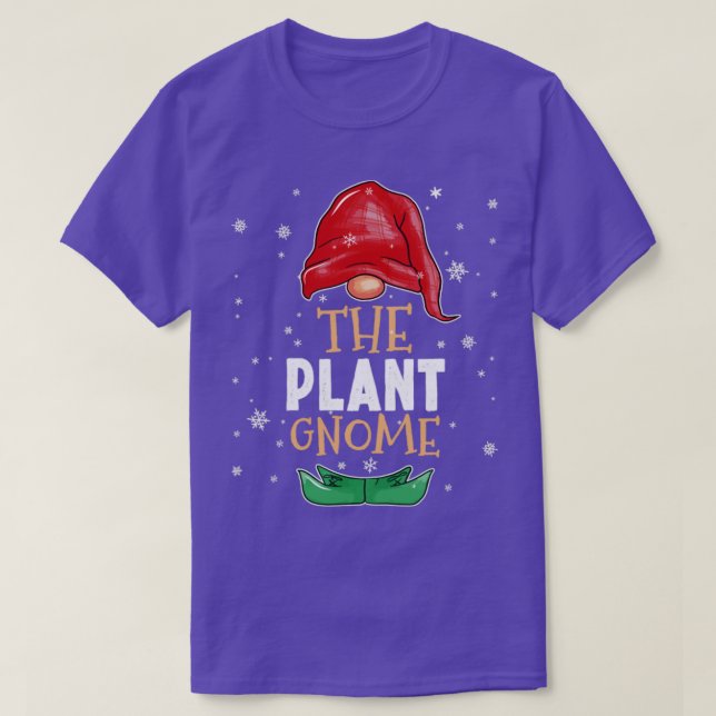 The plant Gnome Family Matching Christmas Outfit 2 T-Shirt (Design Front)