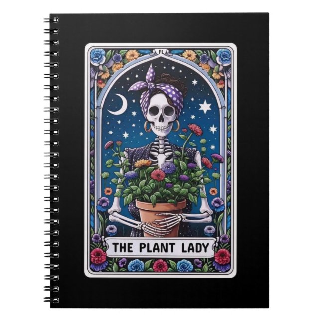 The Plant Lady Tarot Card Notebook Collection (Front)