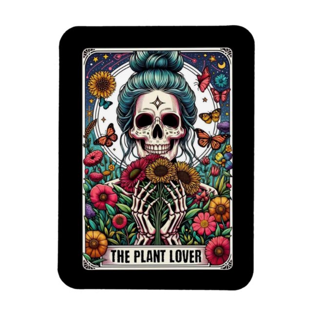 The Plant Lover Tarot Card Magnet (Vertical)