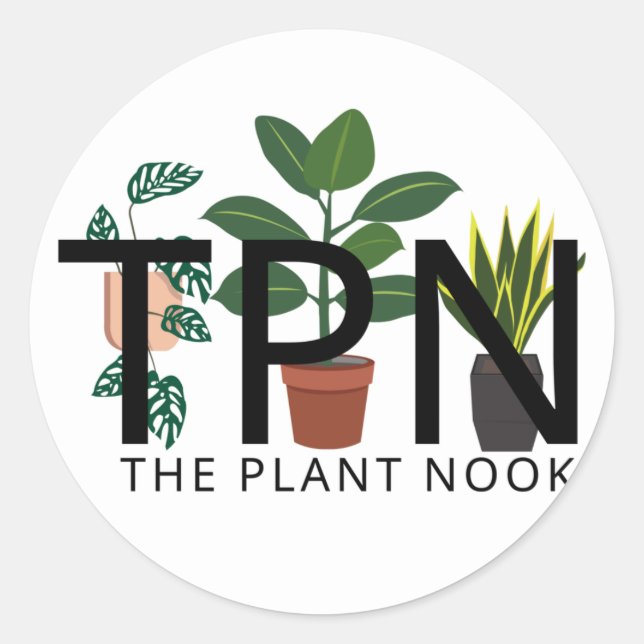 The Plant Nook Sticker (Front)
