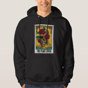 The Plant Tarot Card Skull Flowers Fortune Teller Hoodie