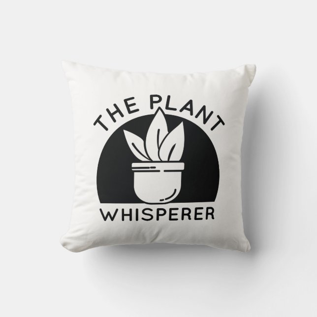 The Plant Whisperer Cushion (Front)