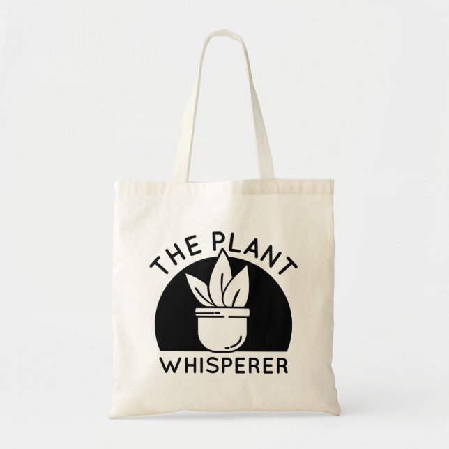 The Plant Whisperer Tote Bag (Front)