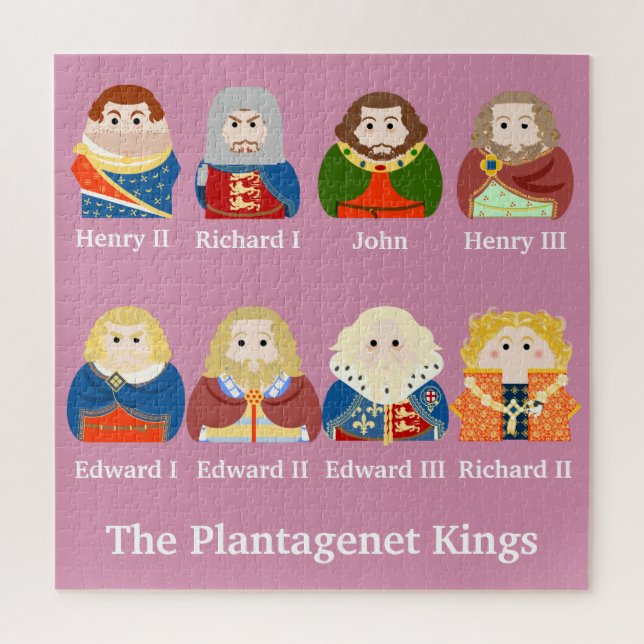 The Plantagenet Kings Jigsaw Puzzle (Vertical)